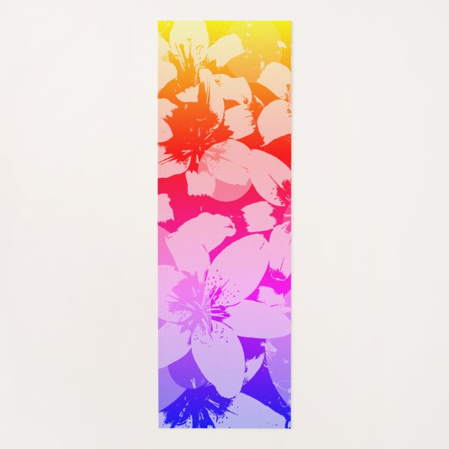 Tiger Lilies Yoga Mat (Front)