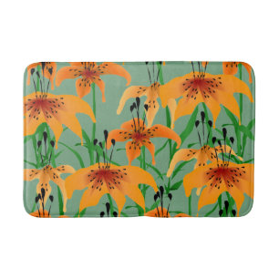 Tiger Lily Bath Mat