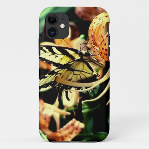 Tiger lily butterfly iPhone 11 case