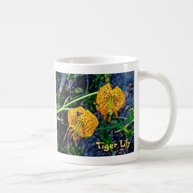 Tiger Lily Coffee Mug (Right)
