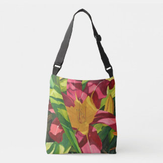 Tiger Lily Floral Crossbody Bag