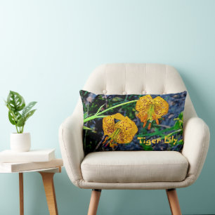 Tiger Lily Lumbar Cushion