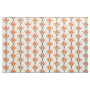 Tiger Lily Patterned Fabric