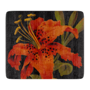 Tiger Lily Small Cutting Board