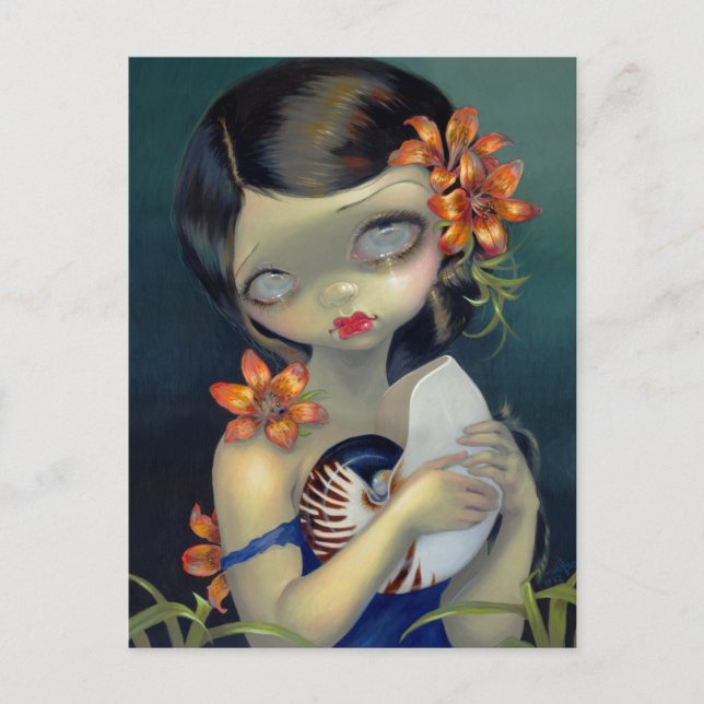 "Tiger Lily, Tiger Nautilus" Postcard (Front)