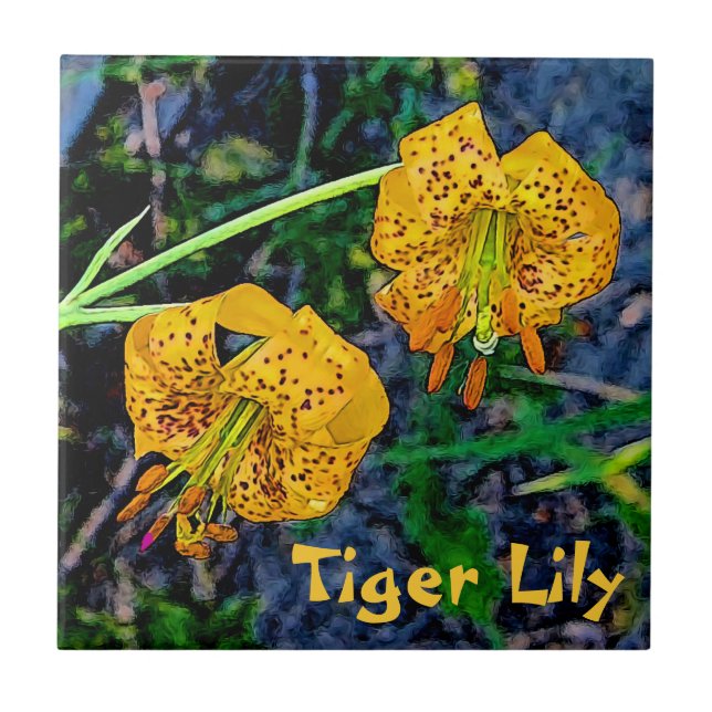 Tiger Lily Tile (Front)