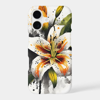 Tiger Lily - Watercolor flowers