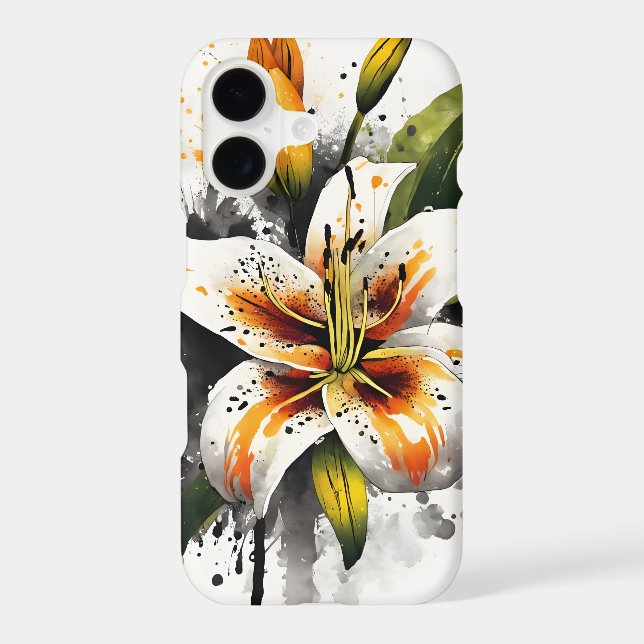 Tiger Lily - Watercolor flowers (Back)