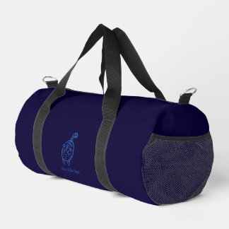 Tiger line art duffle bag