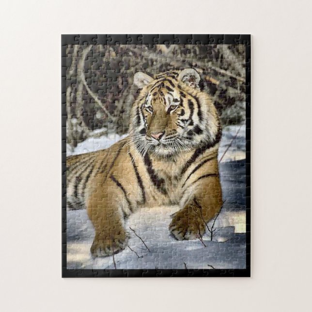 Tiger Love Jigsaw Puzzle (Vertical)