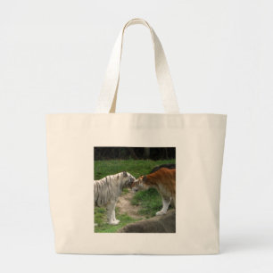 Tiger Love Large Tote Bag