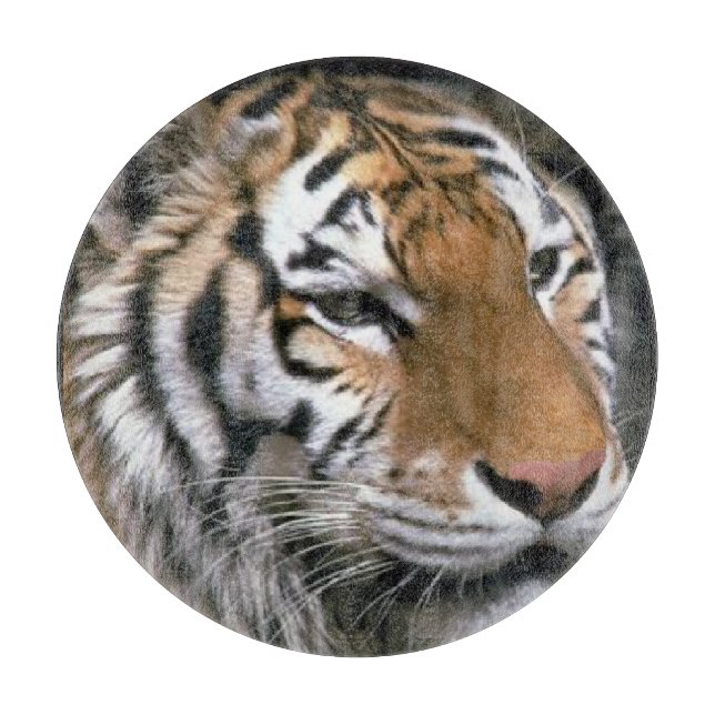 Tiger Lovers Art Cutting Board (Front)