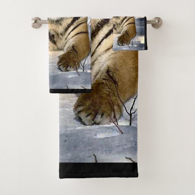 Tiger Lovers Bath Towel Set (Insitu)