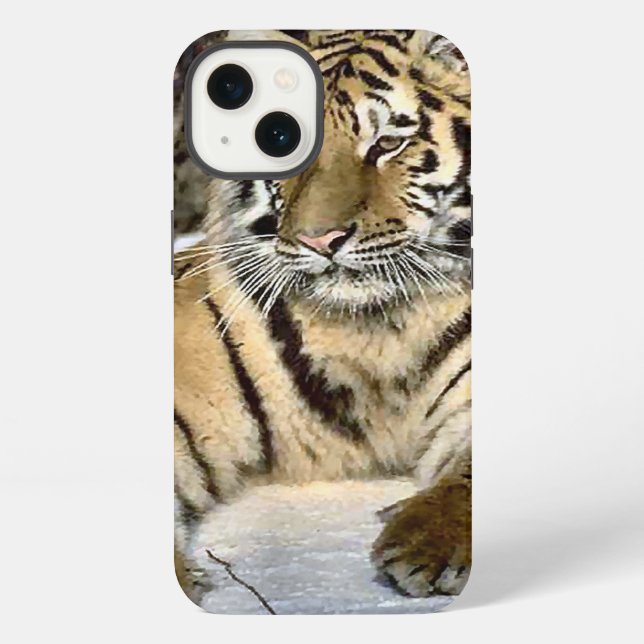 Tiger Lovers iPhone Case (Back)