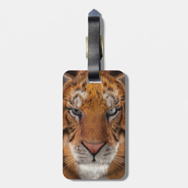 Tiger Luggage Tag (Back Vertical)