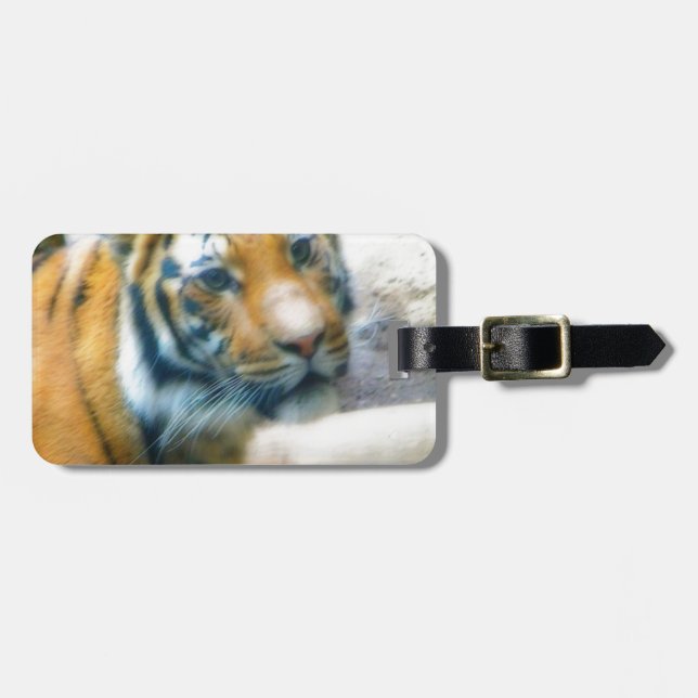 Tiger Luggage Tag (Front Horizontal)