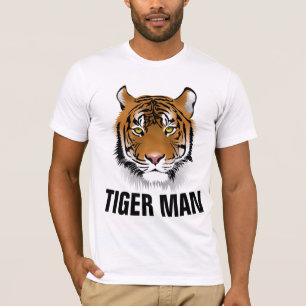 TIGER MAN MEN'S T-Shirts & Workout Gym Shirts