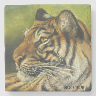 Tiger Marble Coaster