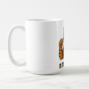 Tiger Martial Arts - Never Give up motivational Coffee Mug