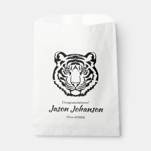 Tiger Mascot School Graduation Favour Bag