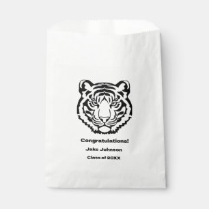 Tiger Mascot Themed Graduation Favour Bag Reunion