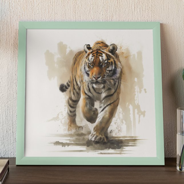 Tiger Modern Abstract Painting  Poster (Creator Uploaded)