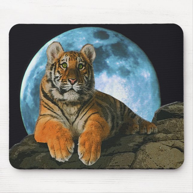 TIGER MOON MOUSE PAD (Front)