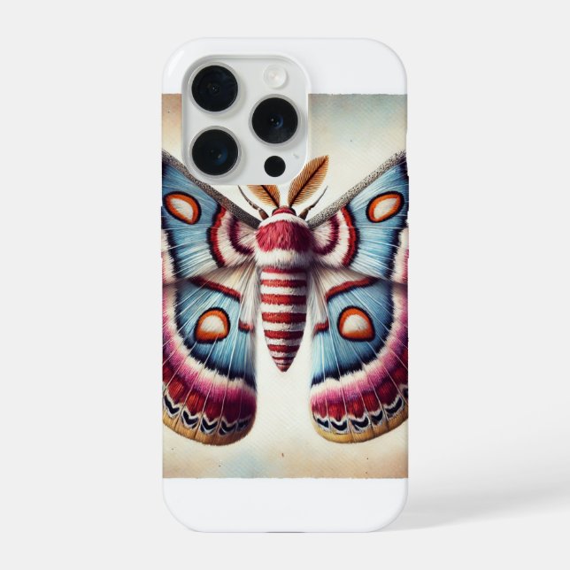 Tiger Moth 140724IREF106 - Watercolor iPhone Case (Back)