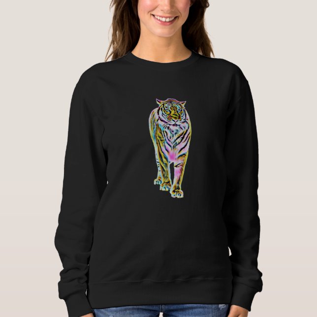Tiger Motif  3 Sweatshirt (Front)