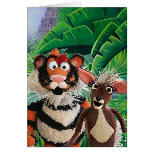 Tiger & Mousedeer Card (Front)