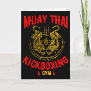 Tiger Muay Thai Kickboxing Gym Mma Training Gift _ Card