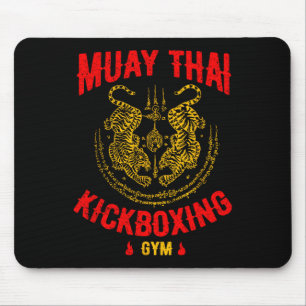 Tiger Muay Thai Kickboxing Gym Mma Training Gift  Mouse Pad