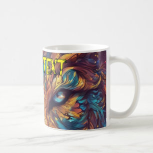 Tiger mug with your custom text