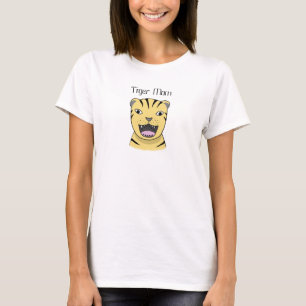 Tiger Mum Angry Tiger Mother Big Cat Funny Mum T-Shirt
