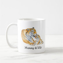 Tiger Mum & Cub – Personalised Love