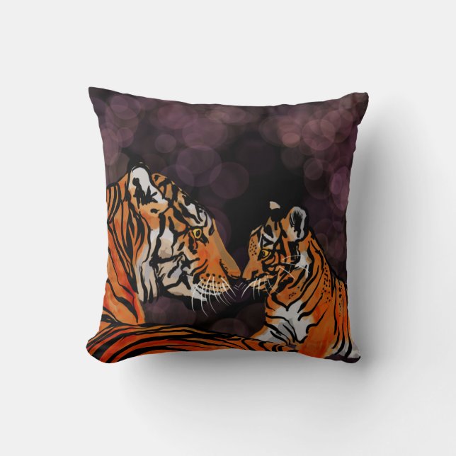 Tiger mum cushion (Front)