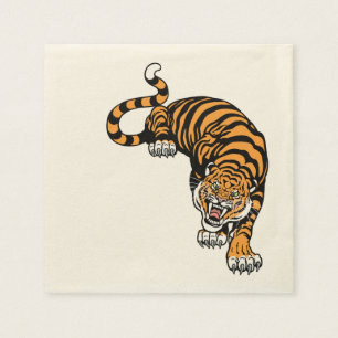 tiger napkin