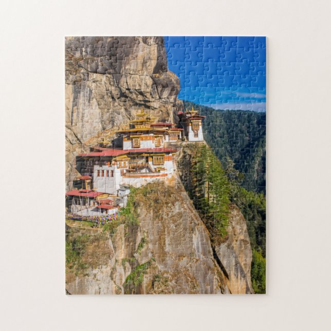 Tiger Nest Monastery Jigsaw Puzzle (Vertical)