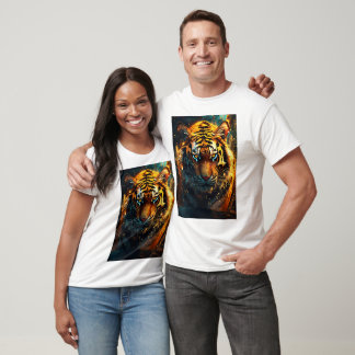 Tiger new design for men and women T-Shirt