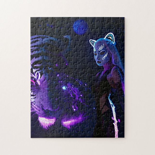 Tiger Night  Jigsaw Puzzle (Vertical)