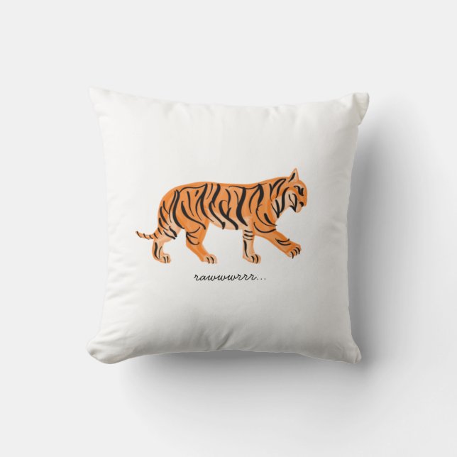 Tiger Notecard Cushion (Front)