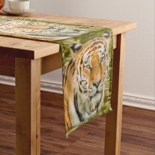 tiger on table runner