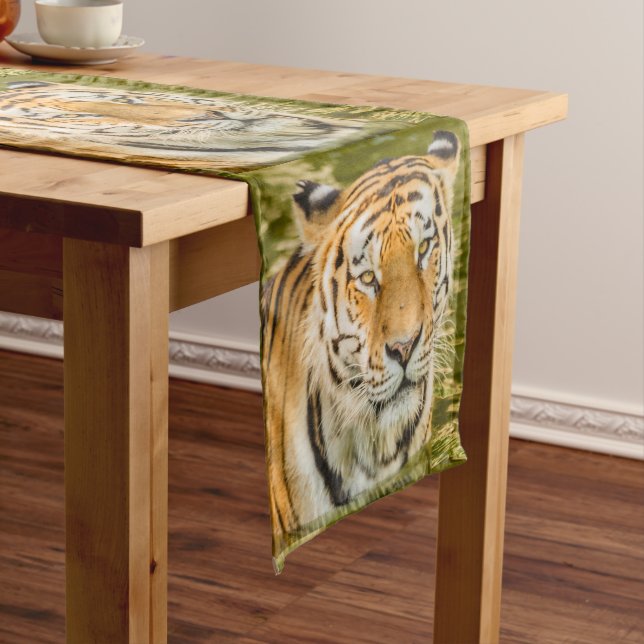tiger on table runner (In Situ)