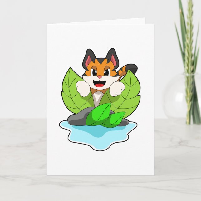 Tiger on the Hunt Card (Front)