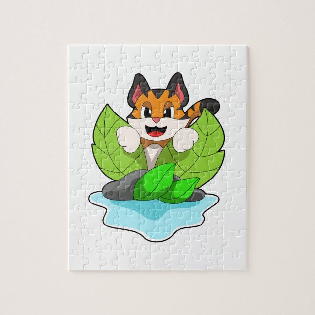 Tiger on the Hunt Jigsaw Puzzle (Vertical)