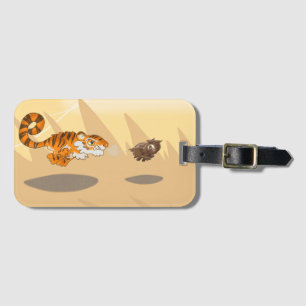 Tiger on the Hunt Luggage Tag