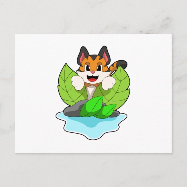 Tiger on the Hunt Postcard (Front)