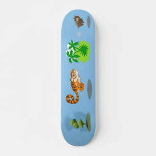 Tiger on the Hunt Skateboard