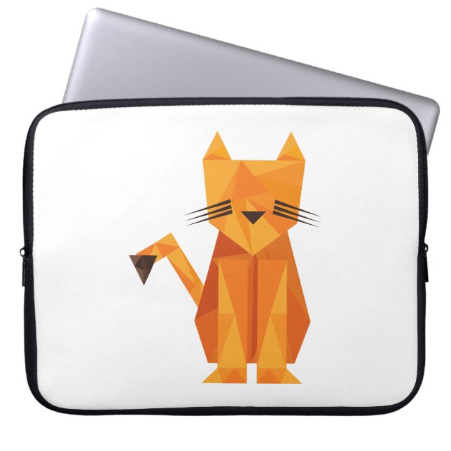 Tiger Oragami Laptop Sleeve (Front)