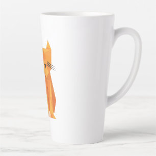 Tiger Oragami Latte Mug